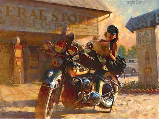 541x403 Historic Auction Of Painting By David Uhl. - Historic Painting
