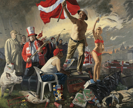 466x380 The Museum Of National History - Historical Painting