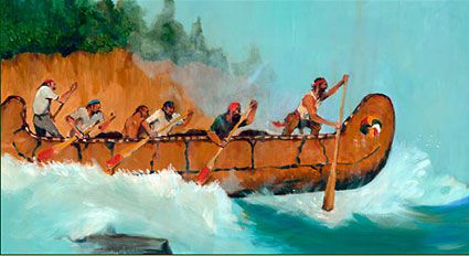425x232 From Canoe To Canvas Minnesota Painter Captures Voyageurs - History Of Canvas Painting
