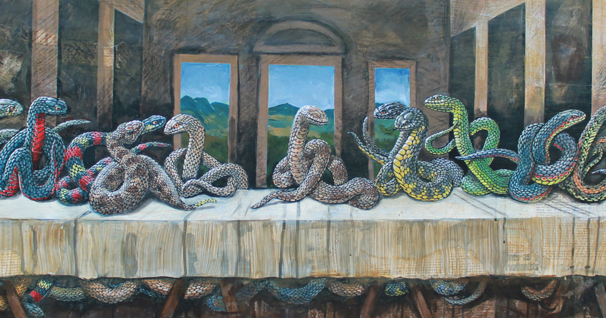 1200x630 Snakes Invade Great Moments In Art History Bored Panda - History Of Painting