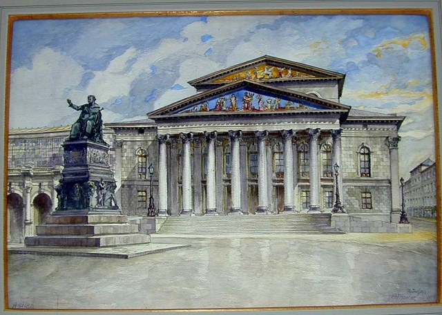 640x456 The Paintings Of Adolf Hitler - Hitler Painting