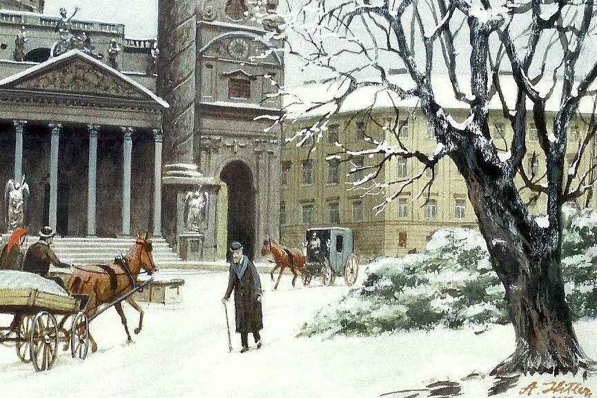 865x577 Where Is Hitler Art What Did The Nazi Dictator Commission - Hitler Painting