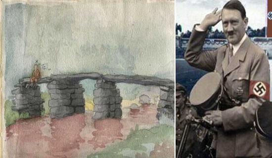 550x320 Most Expensive Adolf Hitler Memorabilia Sold - Hitler Painting Price