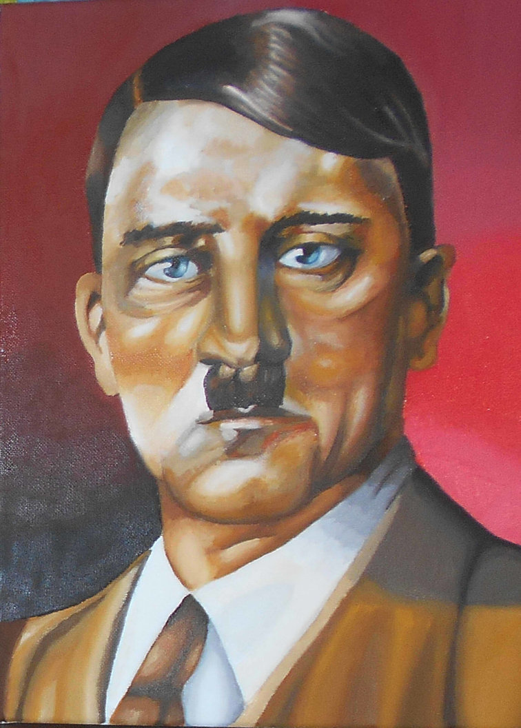 Hitler Portrait Painting at PaintingValley.com | Explore collection of ...