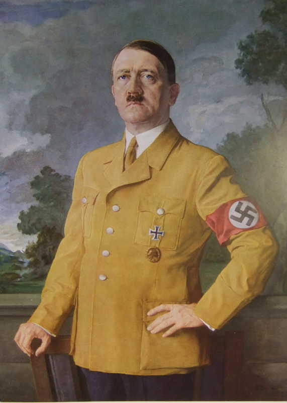 571x801 German Propaganda Archive A 1937 Oil Painting Of Adolf Hitler - Hitler Portrait Painting