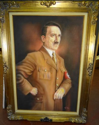 331x419 1049 Adolph Hitler Portrait Oil Painting - Hitler Portrait Painting