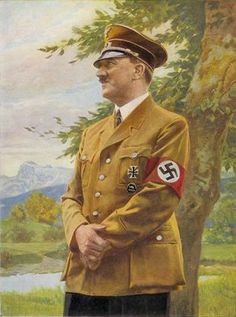 236x317 Pencil Drawing Of A Mass Murderer. Pencil Art - Hitler Portrait Painting