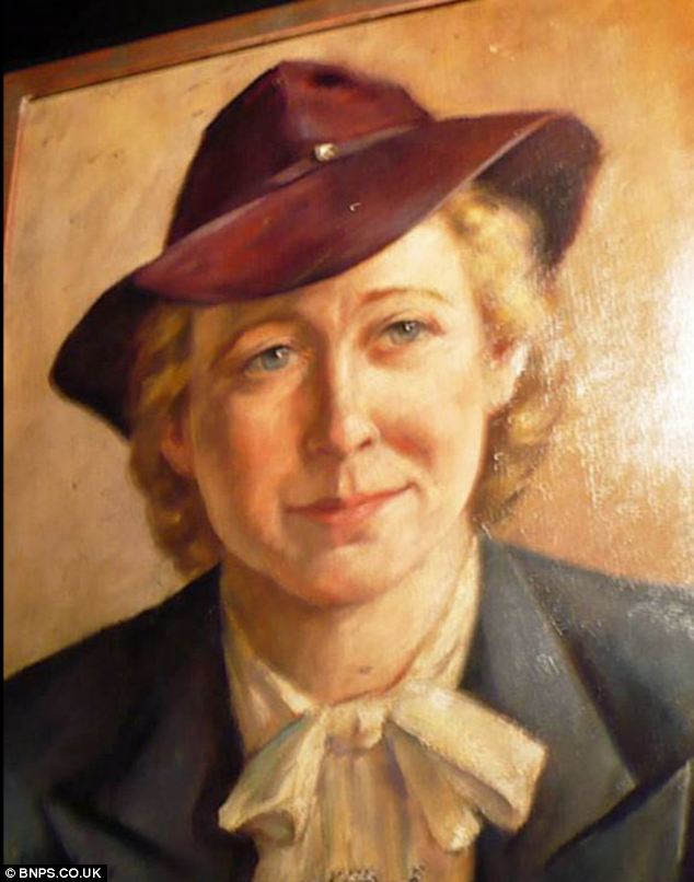 634x806 Picture Of Hitler's Mistress Eva Braun Emerges After Being Lost - Hitler Portrait Painting