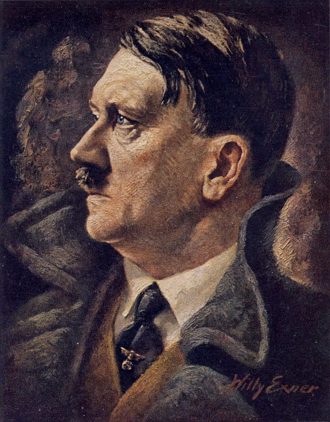 Hitler Portrait Painting at PaintingValley.com | Explore collection of ...