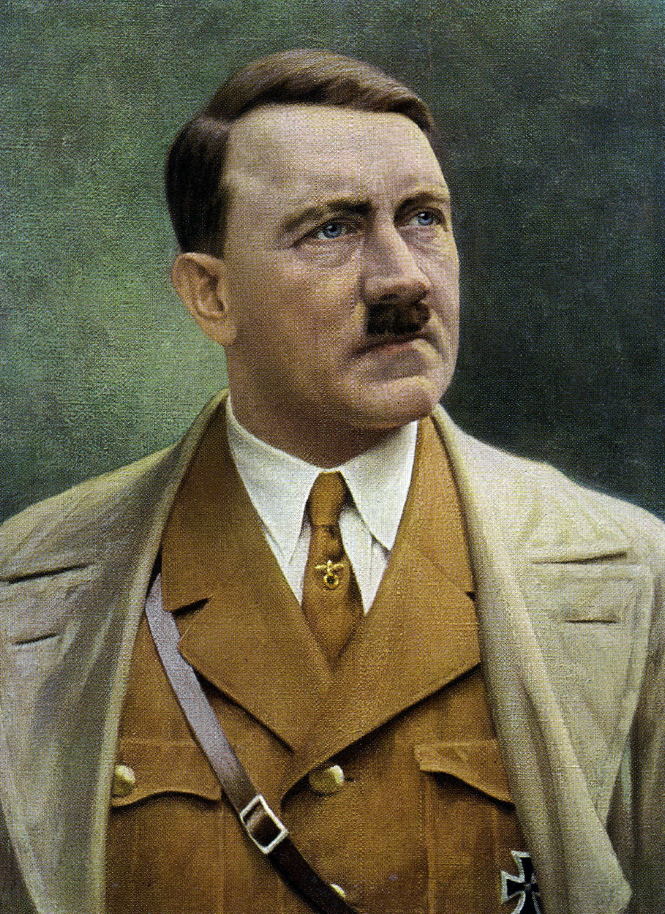 665x914 Adolf Hitler Painting ~ 1936 By Undertheironsky1889 - Hitler Portrait Painting