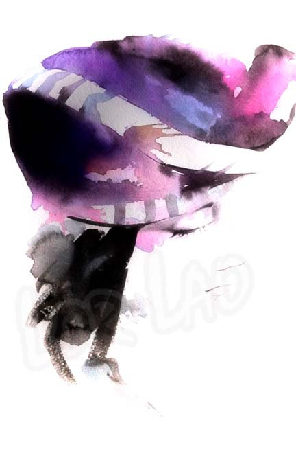 432x667 Hmong Art Painting Untitled 2016 Pastels, Watercolor - Hmong Art Painting