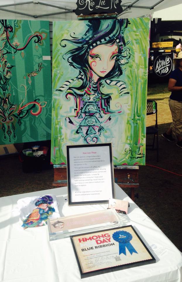 622x960 Kao Lee Thao Hmong Mn Day - Hmong Painting