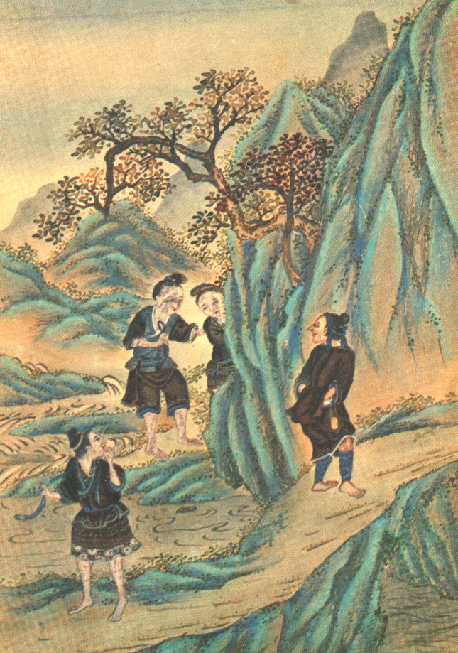 645x919 Painting - Hmong Painting