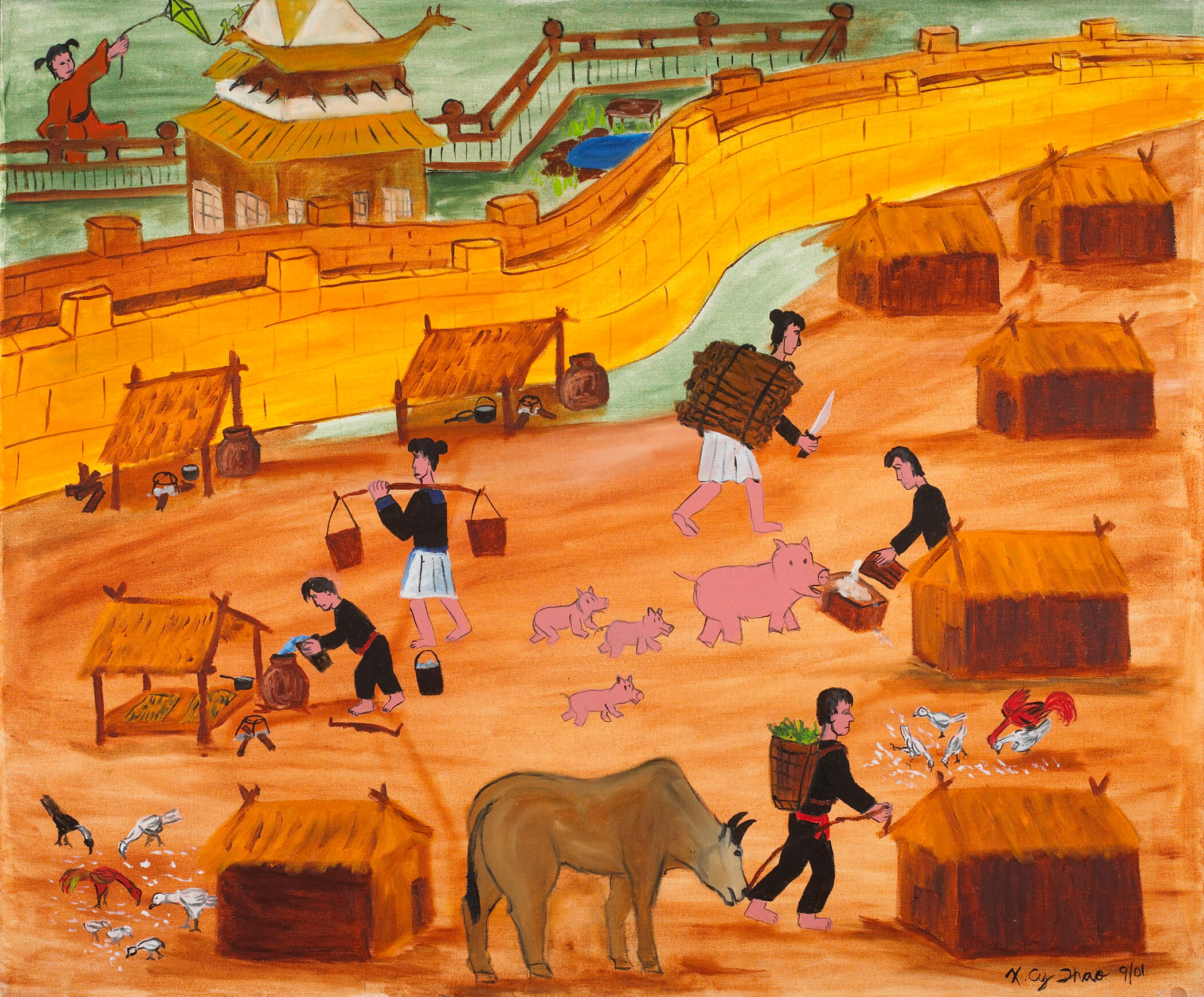 2100x1739 Former Minnesota Legislator And Painter Cy Thao Minnesota - Hmong Painting