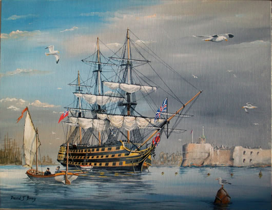 530x410 Hms Victory Painting - Hms Victory Painting