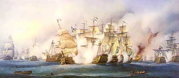 580x255 Historic Naval Ships Visitors Guide - Hms Victory Painting