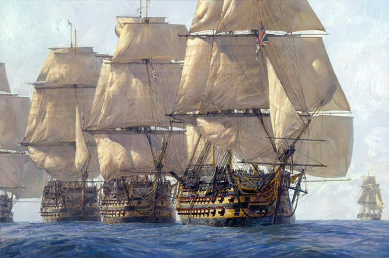 Hms Victory Painting at PaintingValley.com | Explore collection of Hms ...