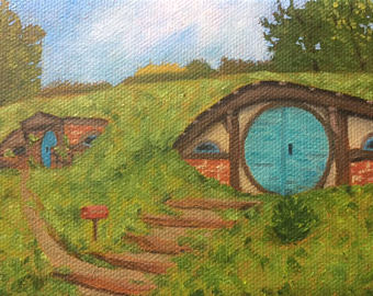 340x270 Hobbit Painting Etsy - Hobbit Painting