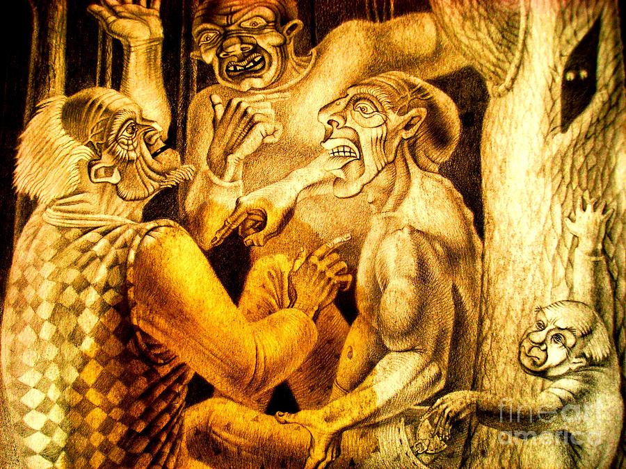 900x675 The Hobbit Painting By Denis Hmylnin - Hobbit Painting