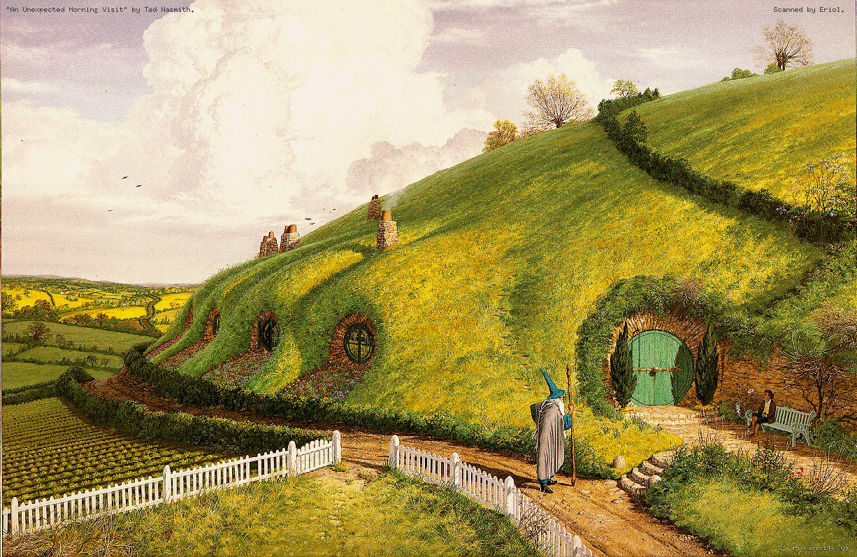 1226x797 The Hobbit Quest The Upside - Hobbit Painting
