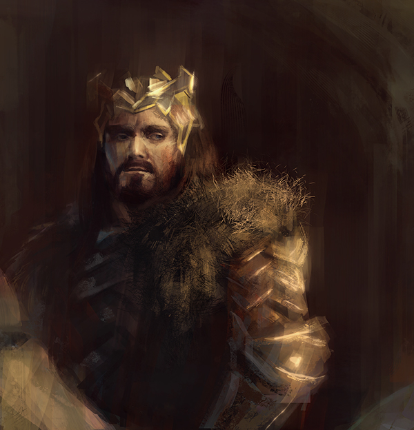 600x624 Digital Painting - Hobbit Painting