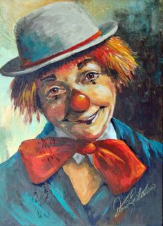 236x327 Hobo Clown Painting Home Special Deals Abstracts Clowns Wildlife - Hobo Clown Painting