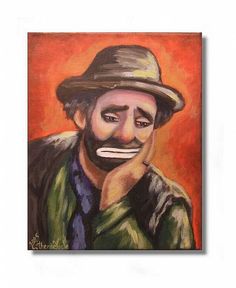 236x288 Hobo Clowns Watercolors Paintings - Hobo Clown Painting