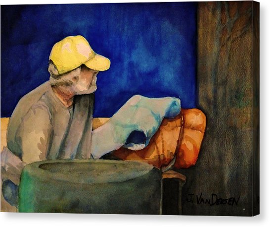 546x458 Old Hobo Painting By Jeraldine Van Deusen - Hobo Painting