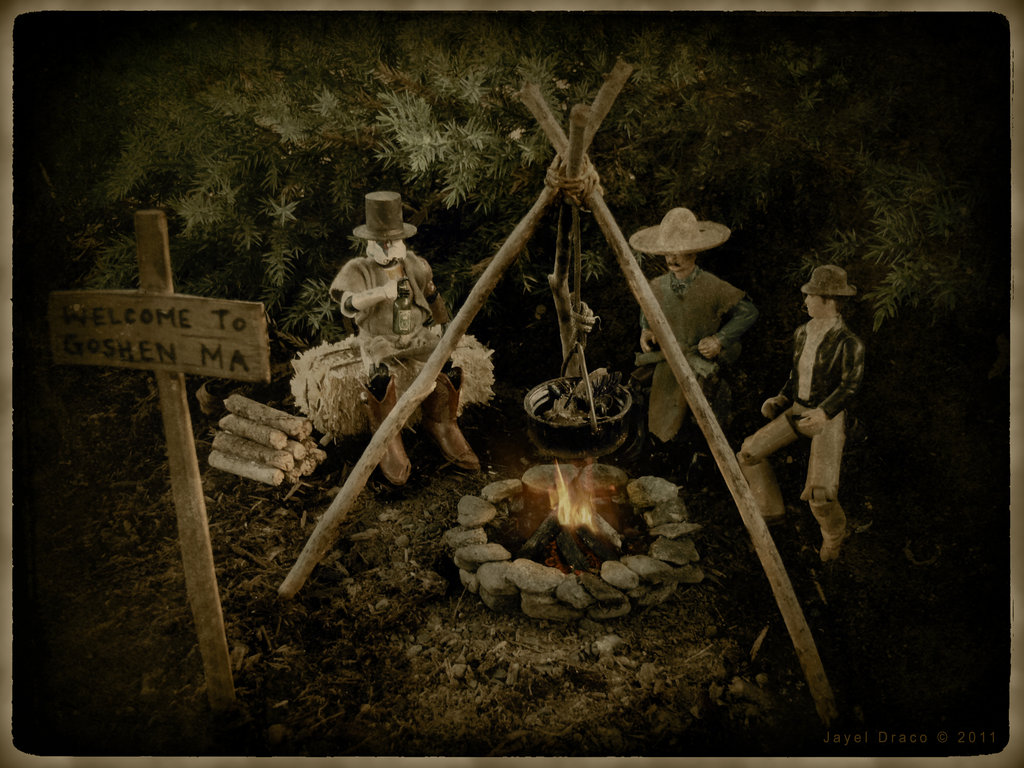 1024x768 Hobo Camp - Hobo Painting