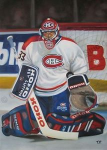 214x300 Patrick Roy, Montreal Canadians - Hockey Goalie Painting
