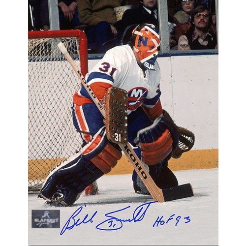 500x500 Billy Smith Autographed Goalie With Painted Mask 8x10 Photo New - Hockey Goalie Painting