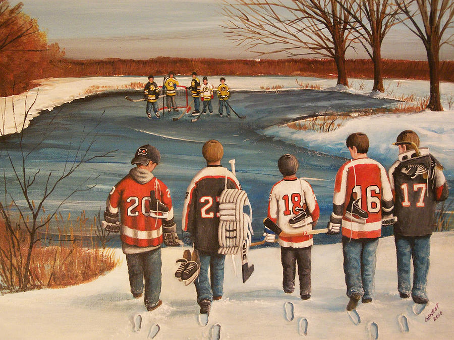900x675 Winter Classic - Hockey Painting