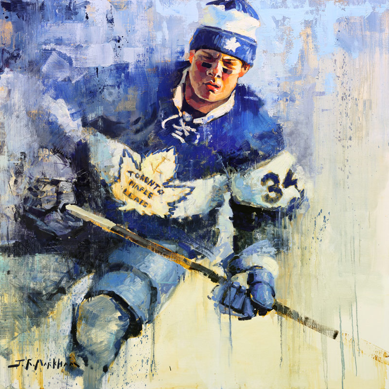 800x800 Auston Matthews - Hockey Painting