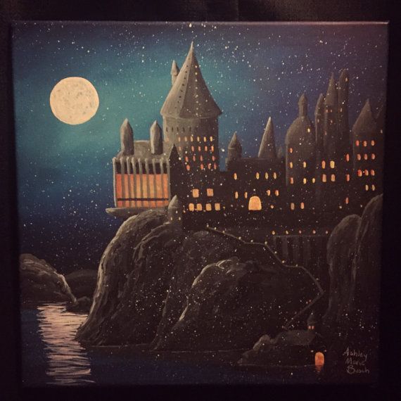 570x570 Hogwarts Castle Canvas Painting Canvases, Artsy And Paintings - Hogwarts Castle Painting