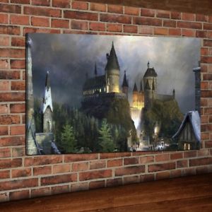 300x300 Hd Print Harry Potter Hogwarts Castle Art Home Wall Decor Oil - Hogwarts Castle Painting