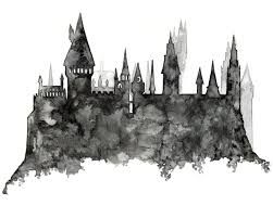 251x201 Hogwarts Castle Painting - Hogwarts Castle Painting