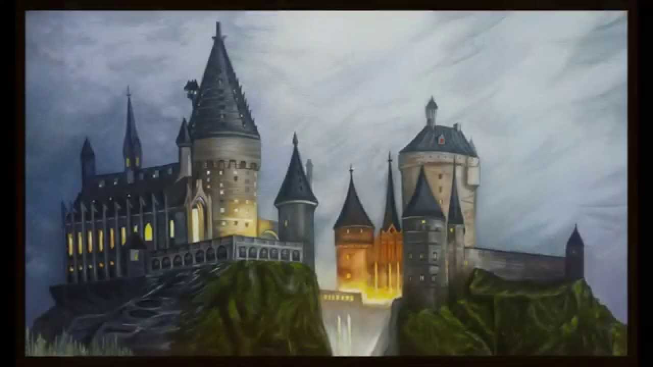 1280x720 Hogwarts (Harry Potter) - Hogwarts Castle Painting