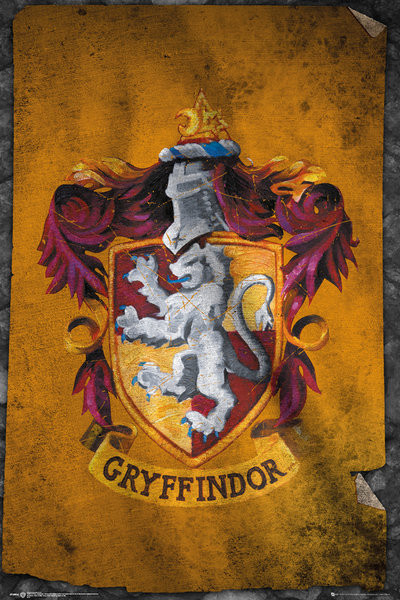 400x600 Harry Potter - Hogwarts Crest Painting