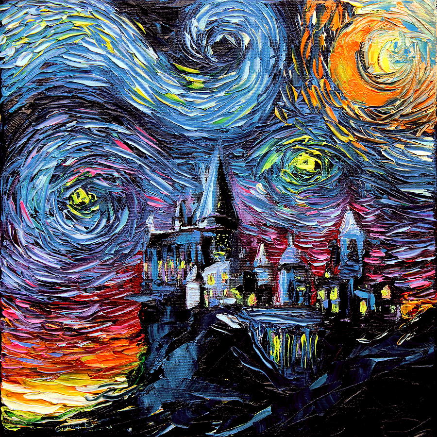 900x900 Hogwarts Paintings Fine Art America - Hogwarts Express Painting