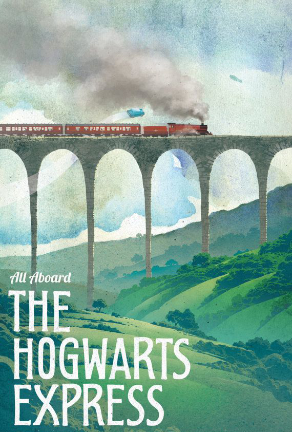 570x841 Harry Potter - Hogwarts Express Painting
