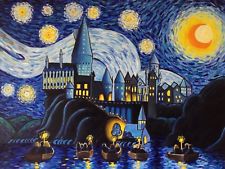 225x169 Vincent Van Gogh Artist Art Paintings Ebay - Hogwarts Starry Night Painting