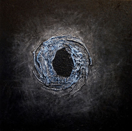 457x455 Images Of Black Hole Painting - Hole Painting