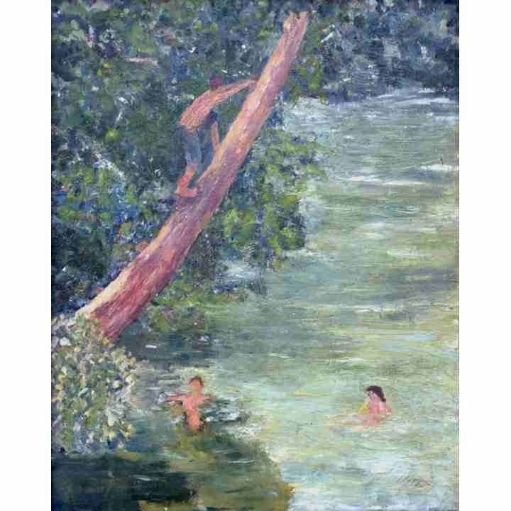 720x720 Swimming Hole Painting - Hole Painting