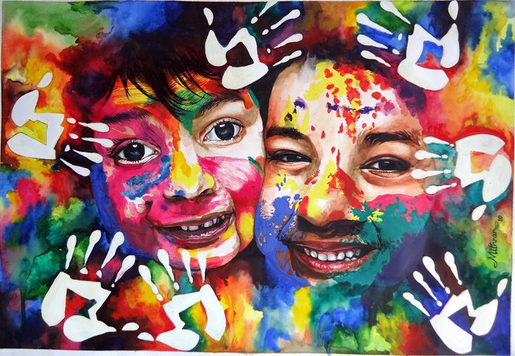 Holi Painting