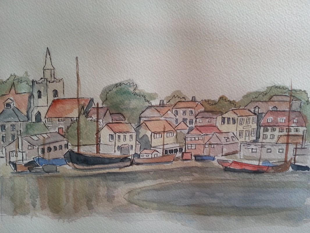 1066x800 Gallery - Holiday In Essex Painting