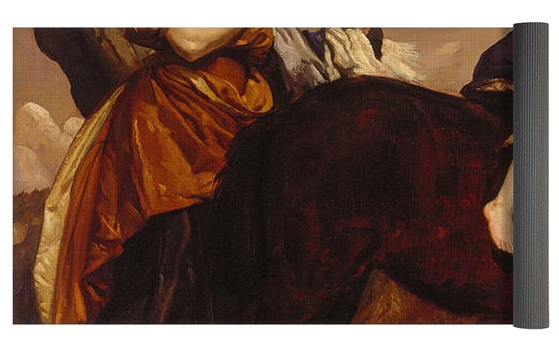 794x500 Holiday In Essex Yoga Mat For Sale By George Washington Lambert - Holiday In Essex Painting