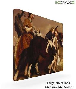 255x300 Australian Canvas S7 Artl George W Lambert Holiday In Essex Ebay - Holiday In Essex Painting