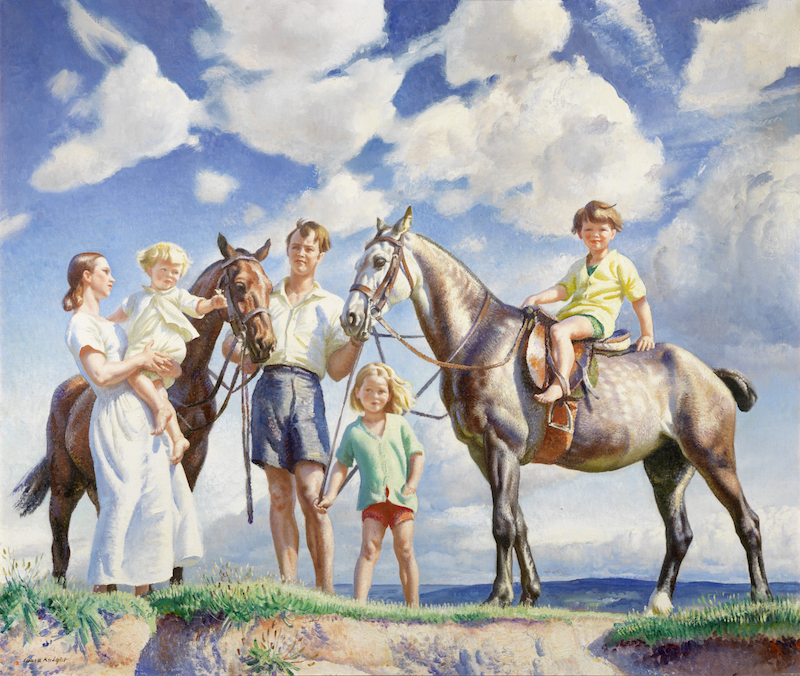 800x676 Dame Laura Knight's A Seaside Holiday To Sell - Holiday In Essex Painting