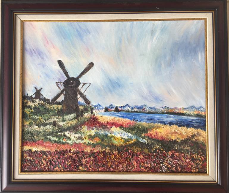 770x650 Saatchi Art The Vastness Of Holland Painting By Valeriia Sergeieva - Holland Painting