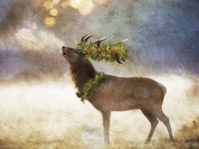 770x578 Saatchi Art Woodland King - Holly Painting